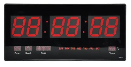 DIGITAL LED Wall Clock And Large Display